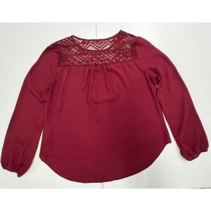 Women Blouse Meraki Red Size S